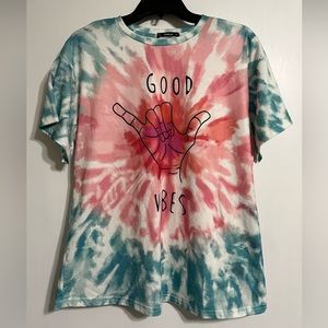 Shein Tie Die T shirt